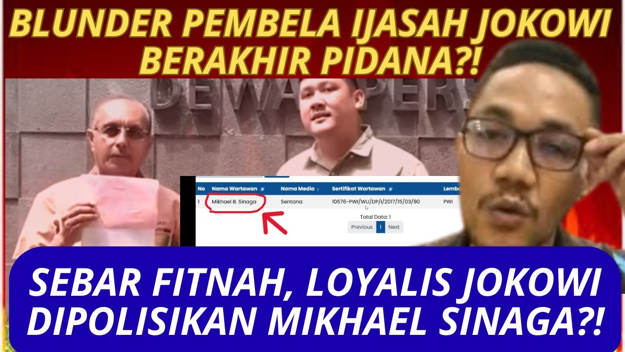 SIAP-SIAP DI BUI,!! INI BUKTI PEMBELA IJASAH JOKOWI  SEBAR FITNAH & PENCEMARAN NM BAIK 