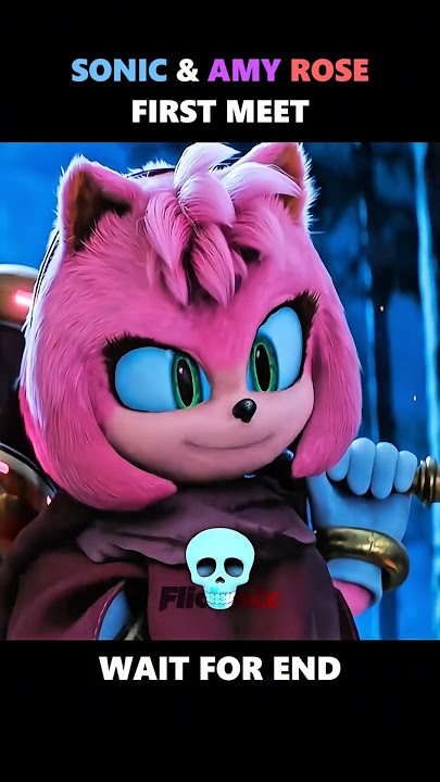 Sonic and Amy Rose First Meet 💖 | Sonic The Hedgehog | Sonic 3 #shorts #sonic #amyrose