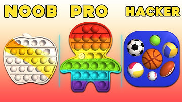 NOOB vs PRO vs HACKER - Pop Us ► 1 | Full Gameplay Walkthrough | No Commentary | New Release Game