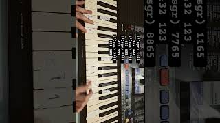 Tutorial de Megalovania no teclado, piano || #teclado #piano #shorts #tutorial #trend #undertale