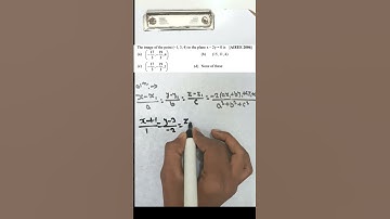 3 -D Geometry , jee mains question find Image of a point #shorts