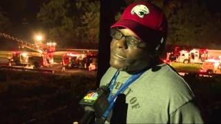 Fatal tractor-trailer collision ends in flames
