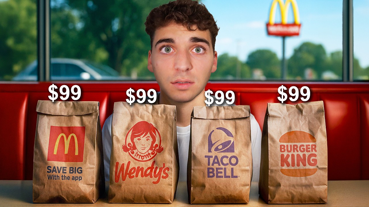 I Tried Every Drive Thrus Most Expensive Item