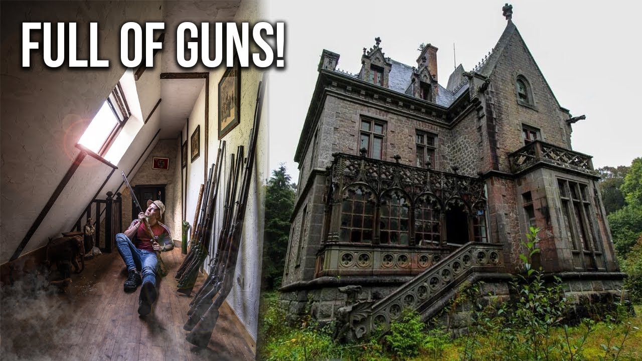 FULL OF GUNS - Top Secret Abandoned Military Officer's Mansion in France