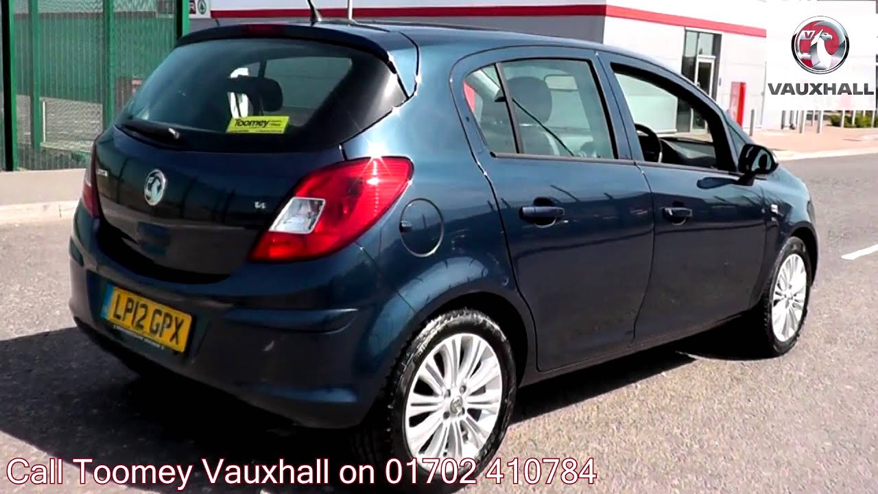 12 Vauxhall Corsa Se 1 4l Blue Lp12gpx For Sale At Toomey Vauxhall Southend Youtube