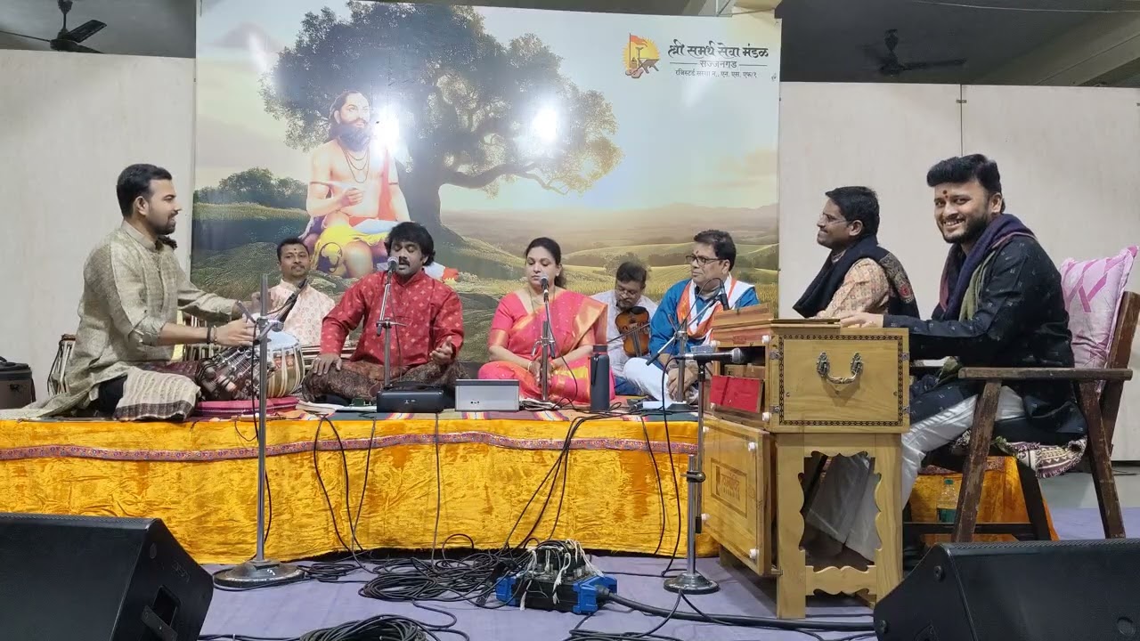 Vishwacha vishram re ( विश्वाचा विश्राम रे) by Subhash Parwar at Sajjangad sansthan 