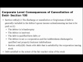 Corporate Level Cancellation of Debt- Section 108