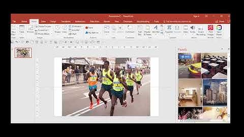 Added free Pexels stock directly to powerpoint.