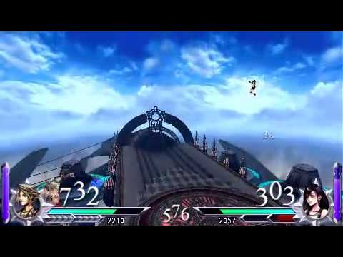 DISSIDIA 012 FINAL FANTASY　 ティファ VS ヴァン