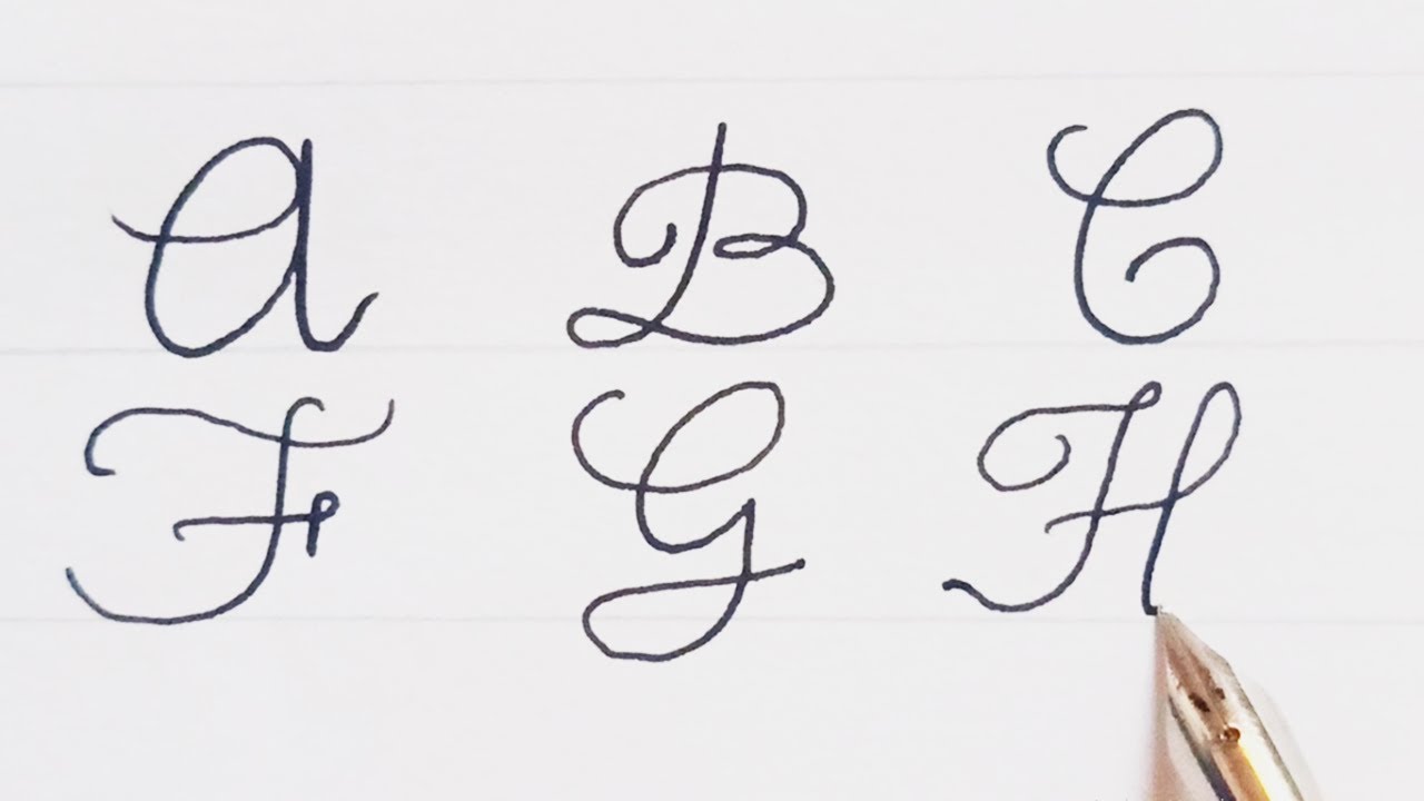 Clean & neat English cursive handwriting | Beautiful & simple tutorial ...