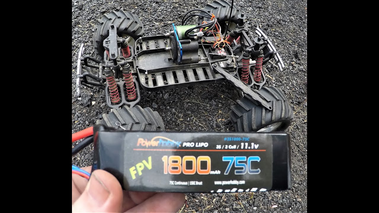 First Run On Powerhobby 3s 1800mah 75c Lipo Battery In Brushless