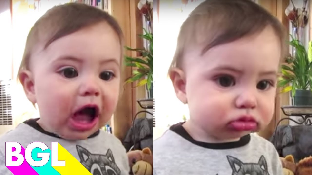 Baby First Words  Try Not To Laugh Challenge