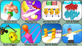 Stacky Dash, Auto Diggers, Number Run 3D, Join & Clash, Flying Cut, Barrel Roller, Stunt Rails New screenshot 5