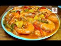 Menu resto pindah ke rumah udang asam manissweet and sour prawns