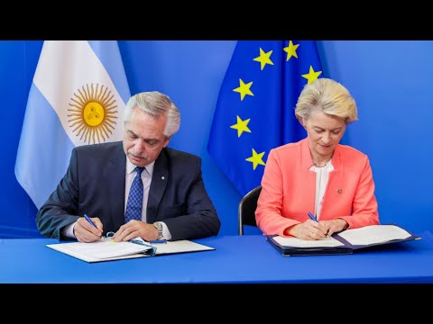 🇦🇷🇪🇺 | El presidente firma el MOU sobre Energía con la presidenta de la Comisión Europea