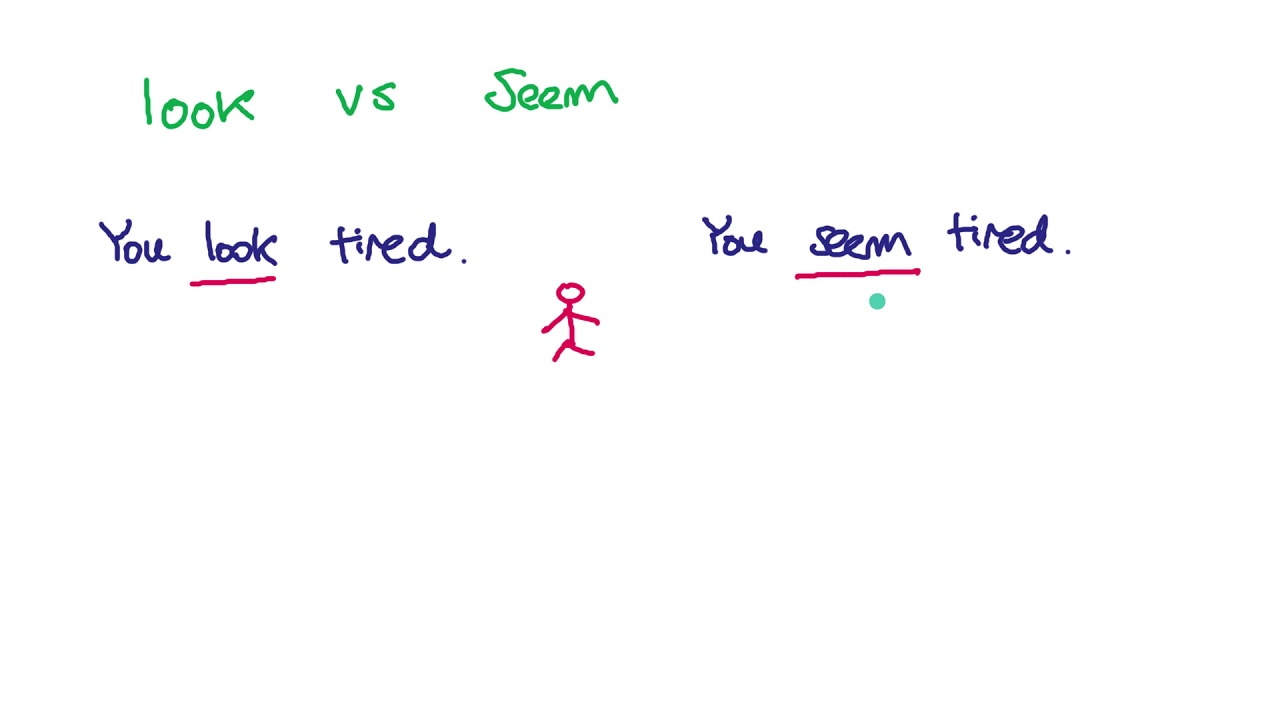 Look Vs Seem Youtube Look Vs Seem Youtube