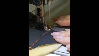Asmr Relaxing Video Of Walking Foot Leather Quilting