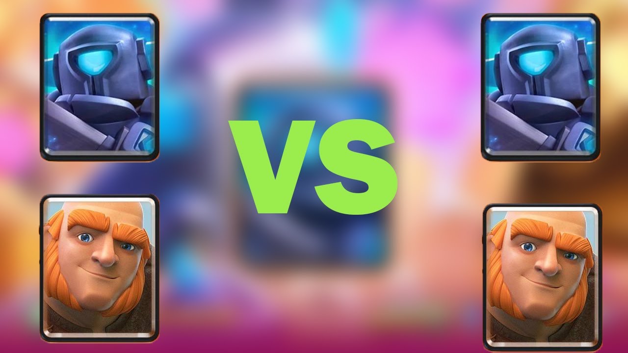 Mini pekka and Giant vs mini pekka and giant 😱😱😱 YouTube