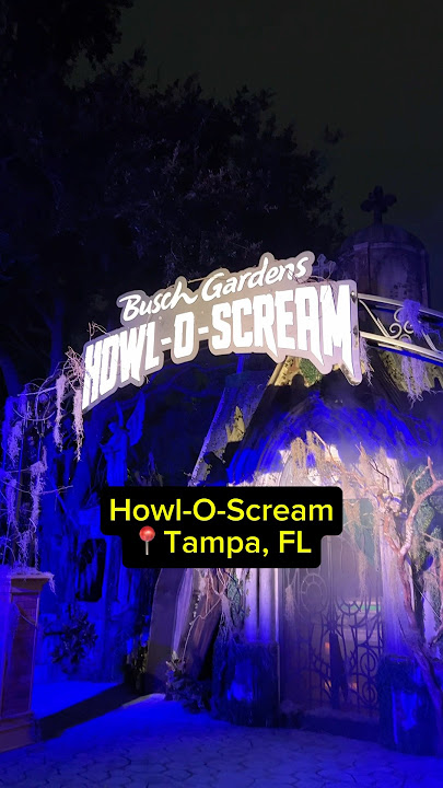 Howl-O-Scream in Tampa, FL! #halloween #shorts