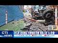 【每日必看】砂石車"逆向撞店"夾擊機車!司機"毒駕上路"3人受傷! 20260524