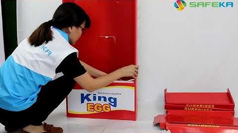 Safeka Display Supermarket Retail Cardboard Shipper Display for Egg Toys