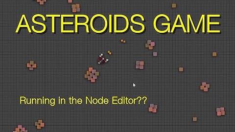 ASTEROIDS in Blender Node Editor ???