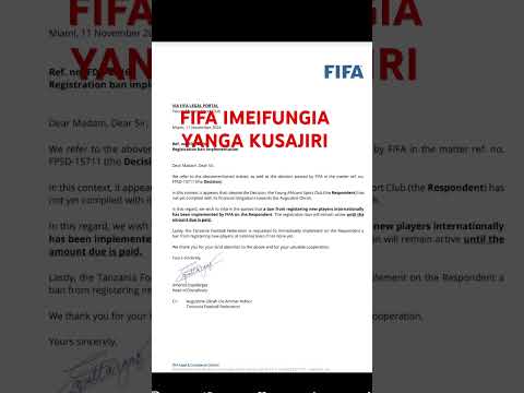 Yanga Ya Coach Gamondi Imefungiwa Tena Na FIFA Neno Moja Kwa Wananchi Yanga Simba Yangaleo