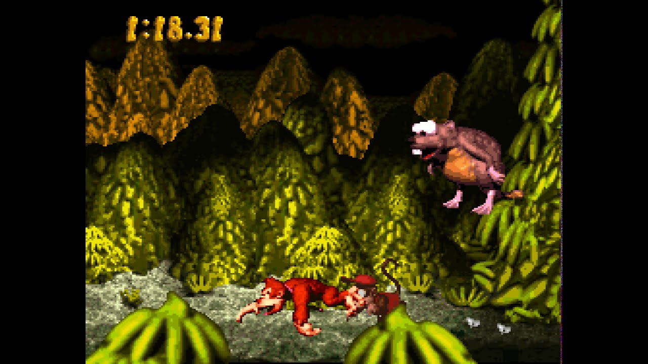 Donkey Kong Country (SNES)  Boss Blitz Speedrun (