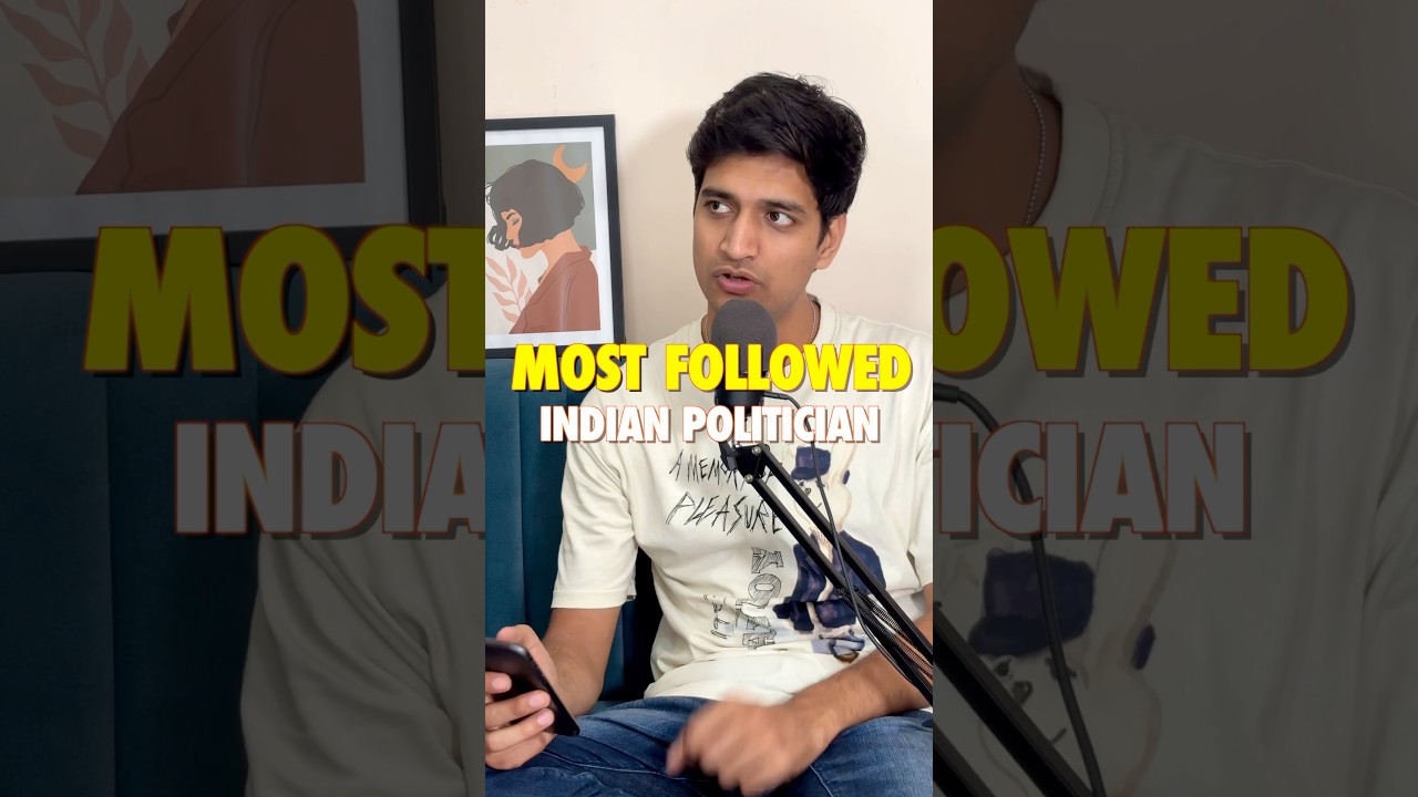 Most followed Indian politicians on social media.