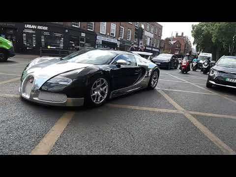 RARE Bugatti Veyron Nocturne on residential streets of London !