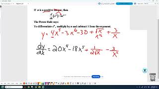 9-15-25 Power, product, Quotient Rule