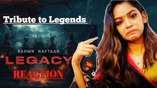 Kshmr, Raftaar - Legacy | Reaction on Legacy Song | ‎ Reaction Video  | Hip Hop Vibes with Jiya