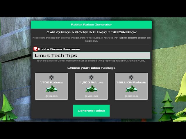 Free Robux Generator Online Tools V7.1 - Get Limited 1M+ Robux and Codes ✓