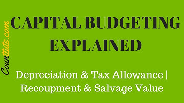 Salvage Value & Wear and Tear Explained with EXAMPLES | CAPITAL BUDGETING