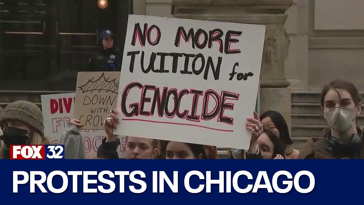 Protests emerge on Chicago college campuses over the war in Gaza