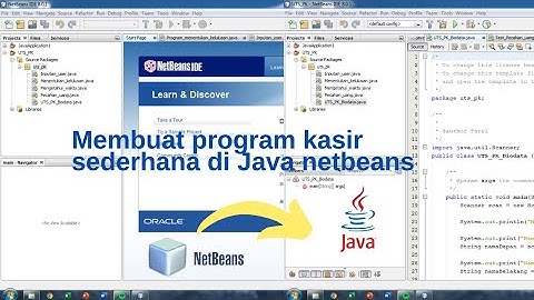 Membuat program kasir sederhana di java netbeans