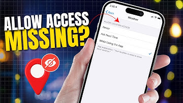 Fix Allow Access To Location Missing on iPhone | Access to Location Not Found on iPhone Apps