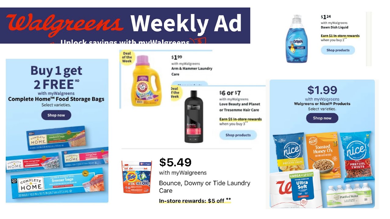 Walgreens Ad Preview 5/7 - 5/13 - YouTube