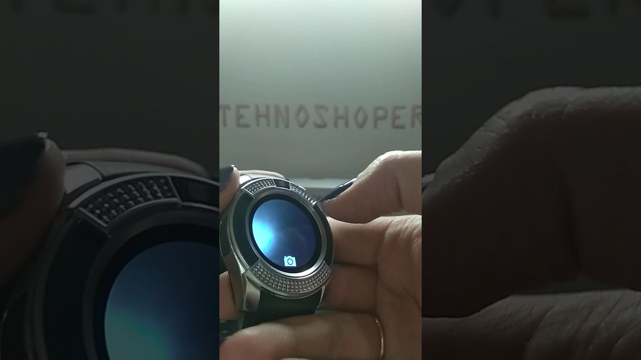 Smart Watch V8 Silver (смарт часы V8 черно-серебристые)