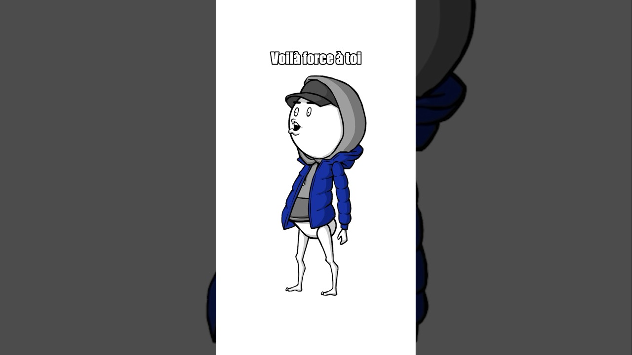 Le lascar et la doudoune  Partie 2 daneyakan sur TikTok  shorts  animation  humour  drole