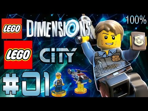 LEGO DIMENSIONS - LEGO CITY FUN PACK PART 1 100% | CHAISE MCCAIN & POLICE HELICOPTER | DEUTSCH