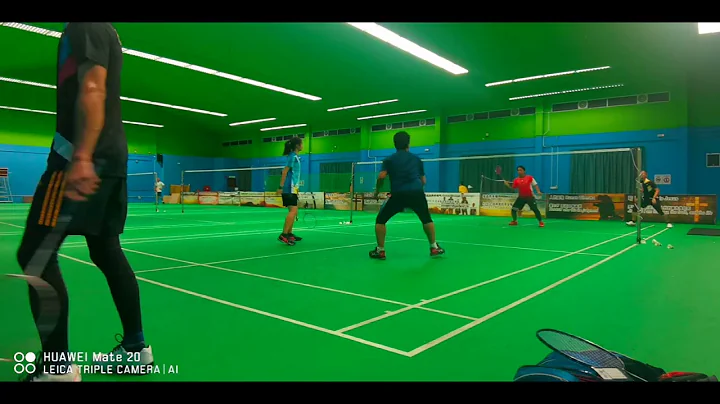 Badminton Double Sparring (Banz & Tom Vs Hamdani &...