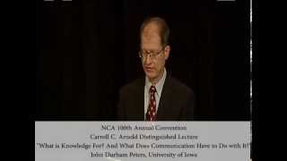 2014 Arnold Lecture- NCA 100th Annual Convention
