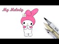 How To Draw My Melody | Sanrio