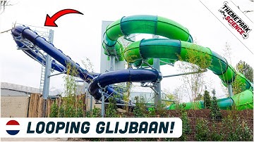 De Eerste Looping Glijbaan Van Nederland! - Hoe Werkt de Aqua Loop? 💦 | Center Parcs De Kempervennen
