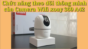 Chức năng theo dõi thông minh của camera Wifi Imou A42 - Xoay 360 trong nhà 4.0mp.