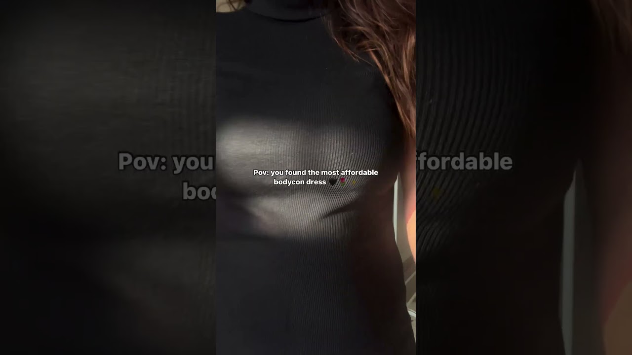 Night Out Essential, Our Black Bodycon Dress  