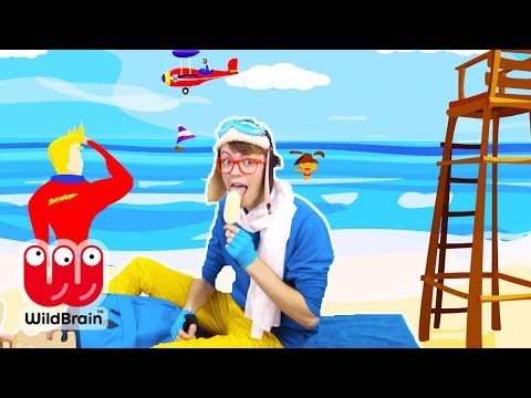 Captain Ace Zoomy Sings At The Beach | Popular Kids Songs | Great Educational Songs for Children