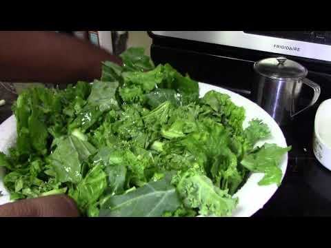 How To Make Mixed Greens (kale,collard,mustard)