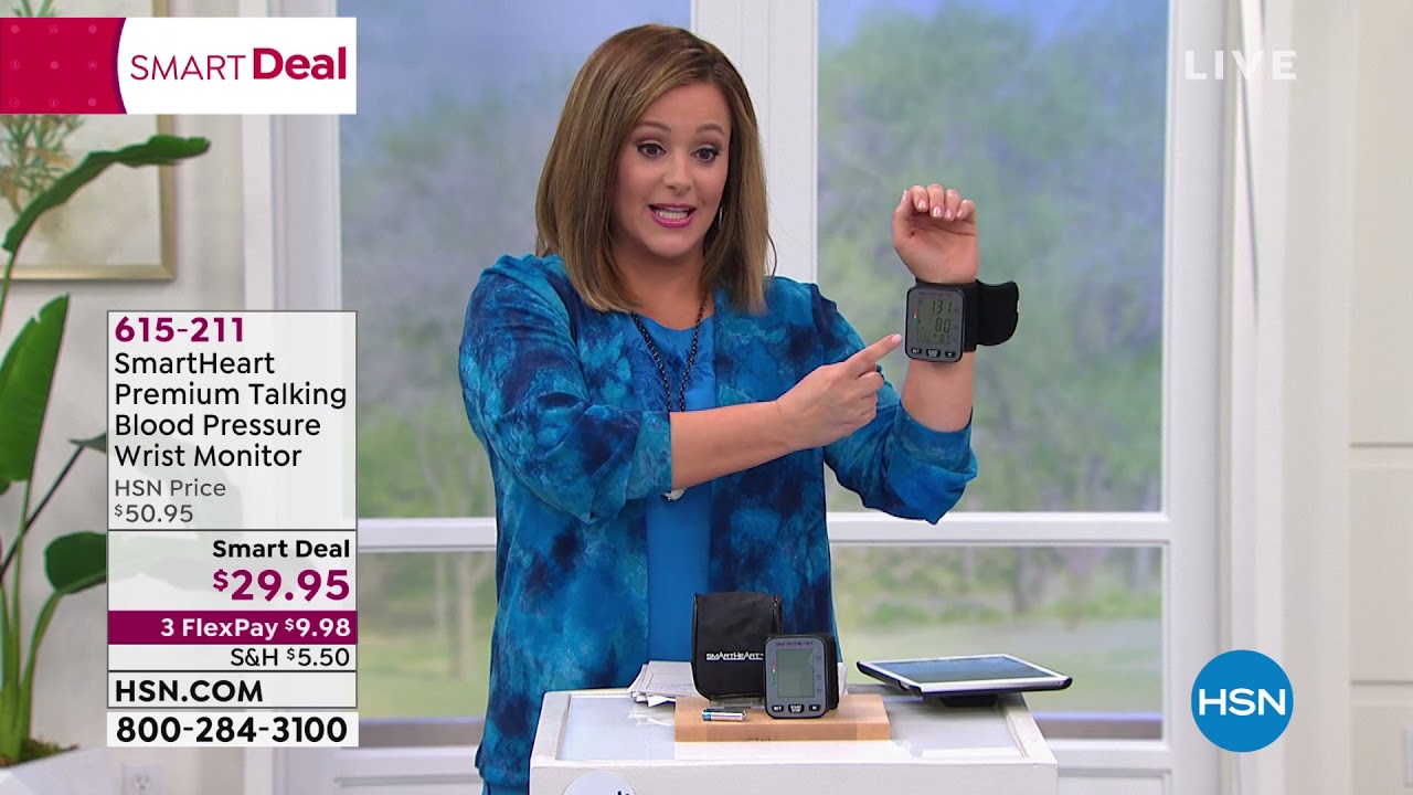 Smartheart Talking Blood Pressure Wrist Monitor